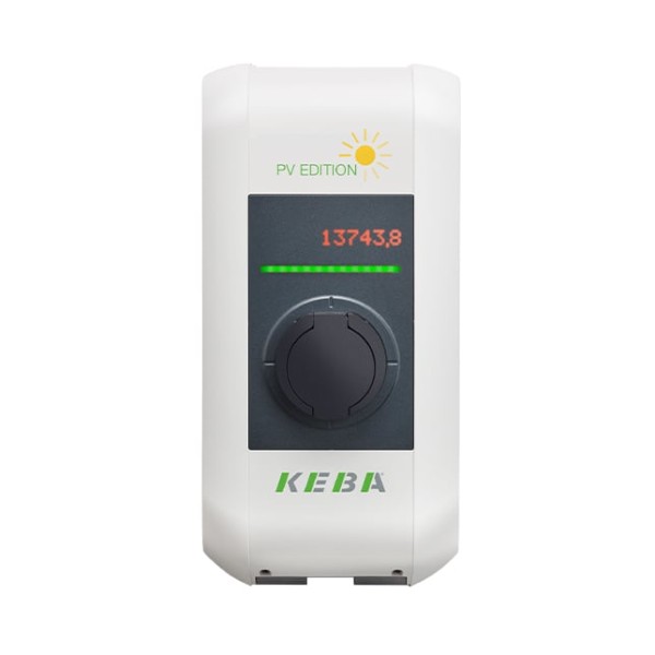KEBA KeContact P30 PV EDITION 127.734 Wallbox (22 kW, Steckdose Typ 2, integrierter Energiezähler, L